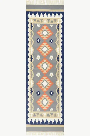 John Lewis Geometric Kelim Runner, , L240 x W70cm