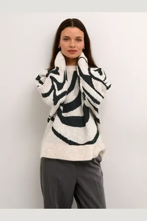 Kaffe Birthe Graphic Knitted Jumper