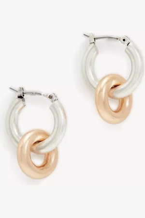 AllSaints Ring Drop Huggie Hoop Earrings
