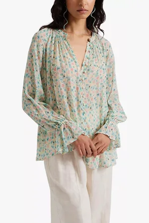 By Malina Celine Ditsy Floral Print Blouse