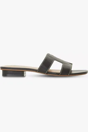Dune Loupe Flat Slider Sandals