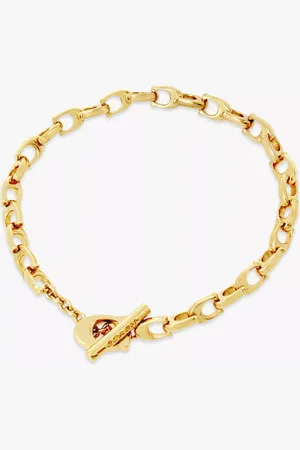 Coach Refined Signature Sculpted C-Link Chain Bracelet