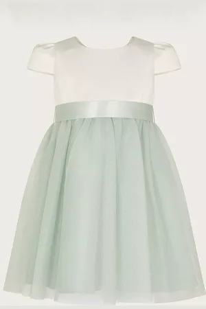 Monsoon Baby Tulle Bow Detail Bridesmaid Dress