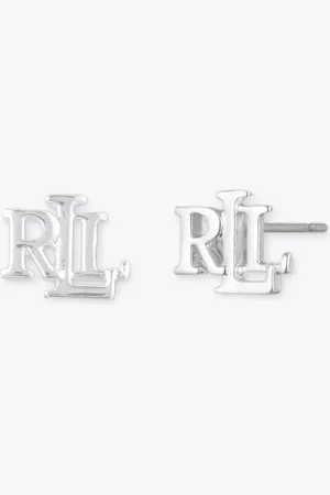 Ralph Lauren Lauren Monogram Logo Stud Earrings