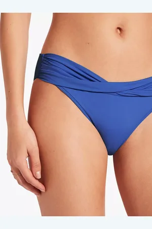 Seafolly Plain Twist Band Hipster Bikini Bottoms