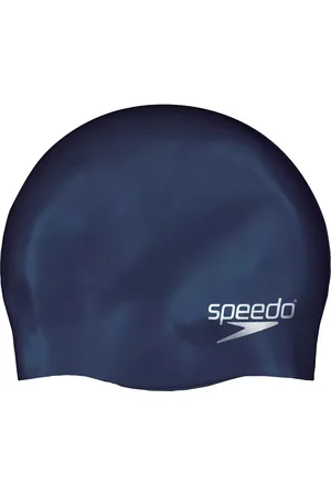 Speedo Plain Silicone Swim Cap, Junior