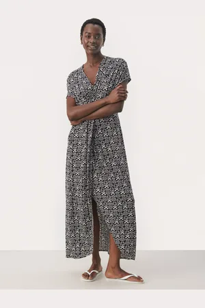 Part Two Griet Knit Detail Maxi Dress