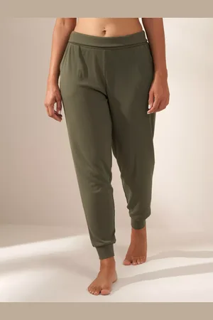 Truly Greige Ribbed Hareem Joggers