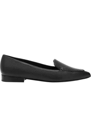Flattered Alex Leather Pointed Slip-On Pumps