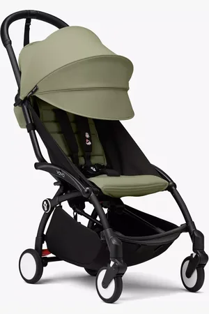 Stokke® YOYO³ Pushchair Frame and 6+ Colour Pack, Black/Olive