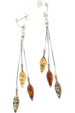 Be-Jewelled Sterling Silver Multicoloured Drop Earrings