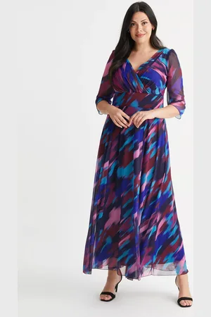 Scarlett & Jo Verity Magenta Maxi Dress
