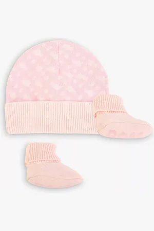 HUGO BOSS Baby Hat & Slippers Set