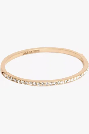 AllSaints Crystal Hinge Bracelet