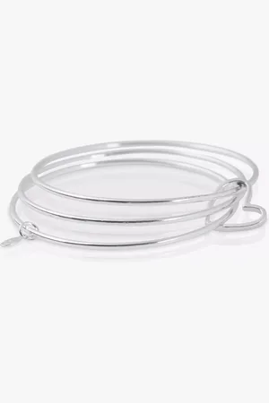 Joma Jewellery Lila Heart Outline Triple Bangle