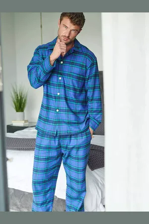 British Boxers Tartan Brushed Cotton Pyjamas