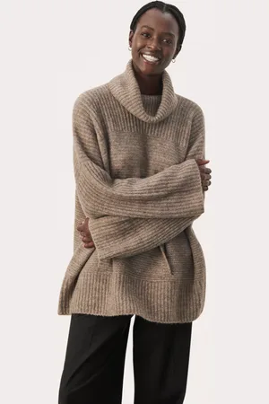 Part Two Toccas Wool Blend Poncho