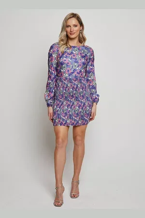 Chi Chi London Long Sleeve Floral Mini Dress