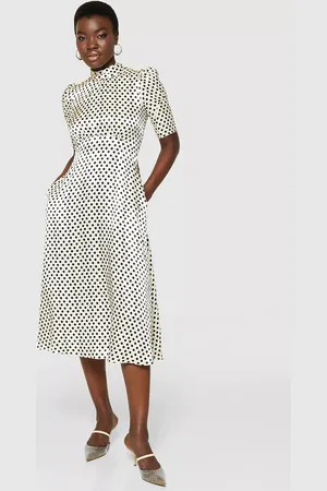 Closet Polka Dot Tie Back Dress