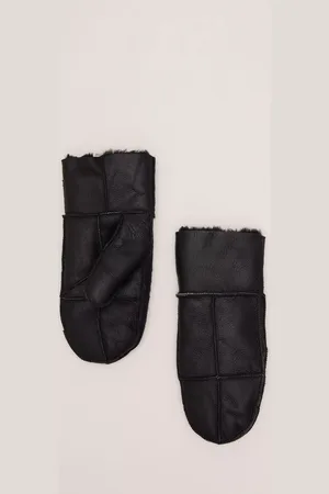 Phase Eight Shearling Lined Leather Mittens
