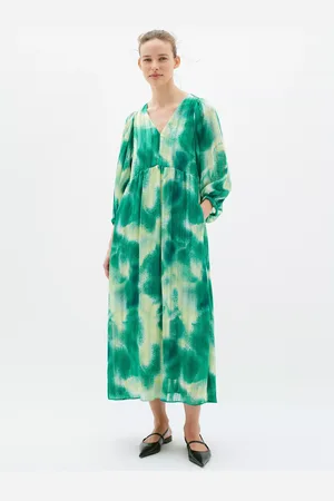 INWEAR Himari 3/4 Sleeve Loose Fit Maxi Dress