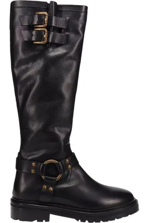 JONES BOOTMAKER Elstree Leather Long Boots