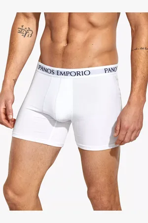 Panos Emporio Eco Bamboo and Organic Cotton Blend Trunks, Pack of 5