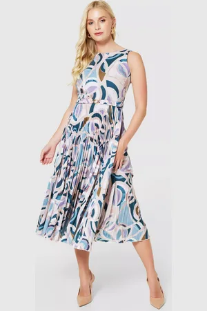 Closet Pleated Midi Dress