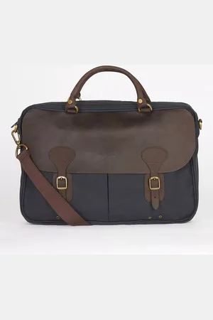 Barbour Waxed Cotton Briefcase