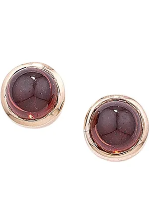 London Road 9ct Rose Gold Bubble Stud Earrings