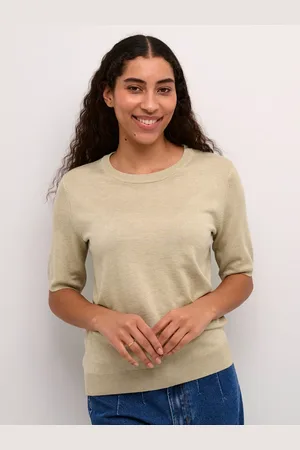 Kaffe Lizza Fine Knit Half Sleeve Top