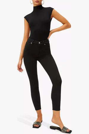 GOOD AMERICAN Good Legs Cropped Skinny Jeans