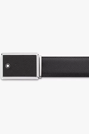 Montblanc Rectangular Leather Belt, One Size