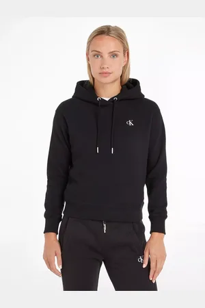 Calvin Klein Logo Organic Cotton Blend Hoodie