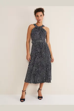 Phase Eight Elsie Spot Print Belted Dress