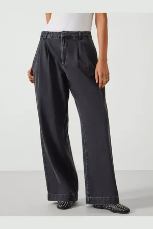Hush Puppies Lya Pleat Front Wide Leg Jeans