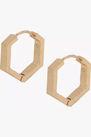 AllSaints Hexagon Huggie Hoop Earrings