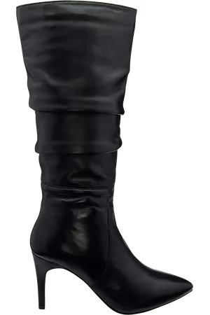 Ravel Roslin Leather Ruched Knee High Boots