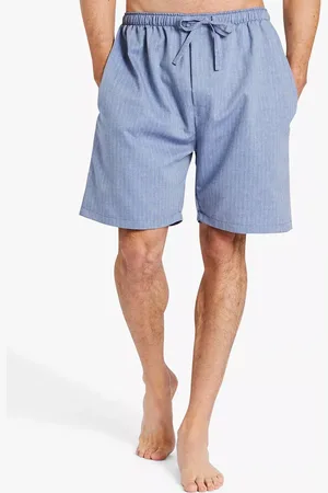 British Boxers Cotton Twill Heringbone Pyjama Shorts