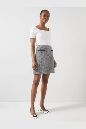 L.K. Bennett Charlie Tweed Mini Skirt