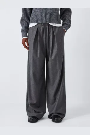 John Lewis Wool Blend Flannel Trousers