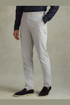 Reiss Barr Stripe Straight Leg Suit Trousers