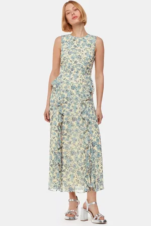 Whistles Shaded Floral Nellie Maxi Dress