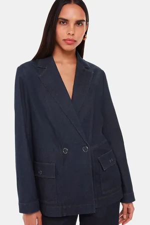 Whistles Joanna Denim Blazer