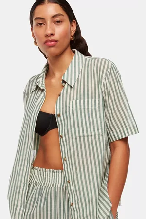 Whistles Striped Cotton Beach Shirt
