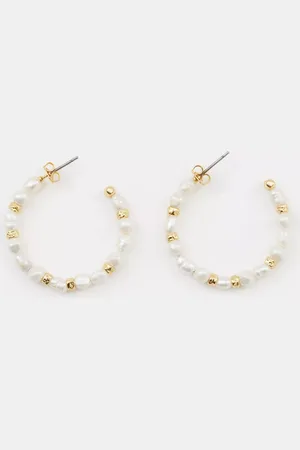 Hush Puppies Mabel Mixed Pearl Earrings