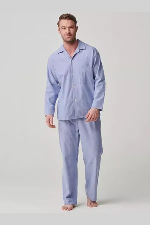 British Boxers Herringbone Brushed Cotton Pyjamas