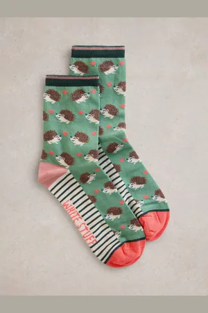 White Stuff Hedgehog Heart Ankle Socks