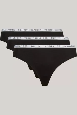 Tommy Hilfiger Logo Waist Thong, Pack of 3