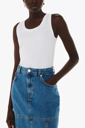 Whistles Ultimate Ribbed Scoop Neck Vest